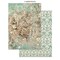 Stamperia Junk Journal Stickers, Cut-outs & Backgrounds-Gardens of Time